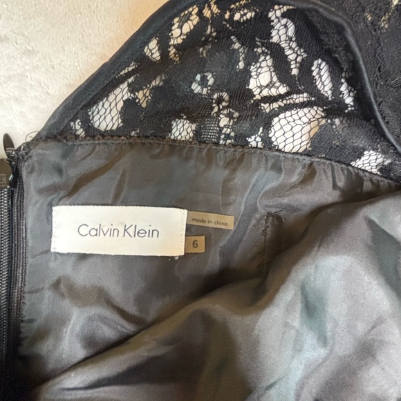 Calvin Klein Mini Dress Size 6 Black - Picture 11 of 12